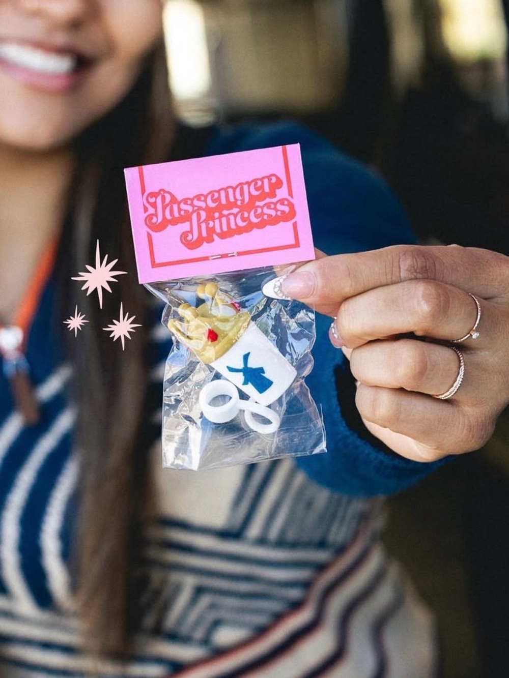 NEW Dutch Bros Passenger Princess Royal Crown Straw Topper Coffee Accessory